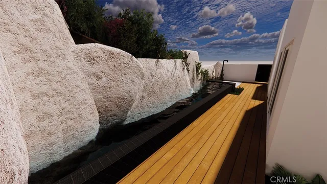 a view of balcony with two chairs