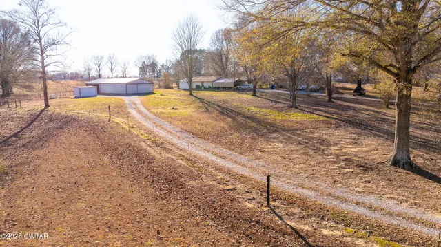 a street view covered with snow