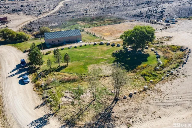 a view of a garden with an outdoor space