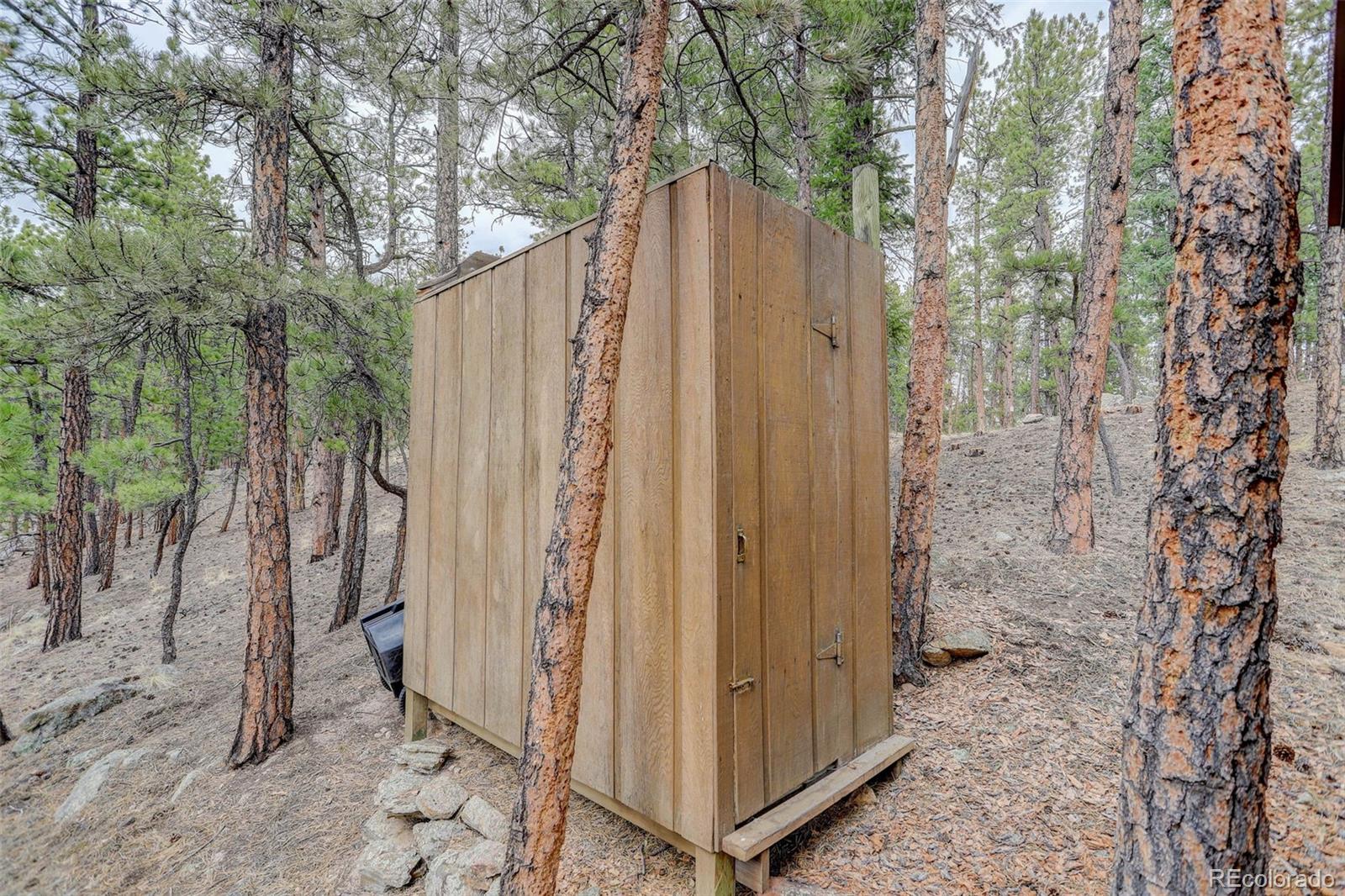Undisclosed Address Bailey, CO 80421 - Photo 18 of 21 a view of a backyard with of the trees