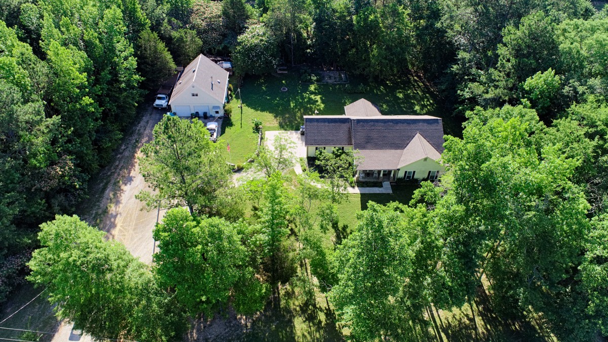 247 Mabel Hill Road Toney, AL 35773 - Photo 27 of 29 an aerial view of a house with swimming pool and garden