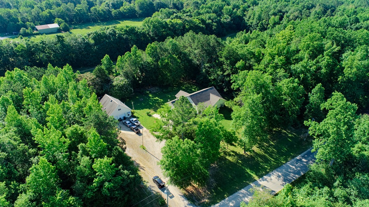 247 Mabel Hill Road Toney, AL 35773 - Photo 29 of 29 an aerial view of residential house with outdoor space and trees all around