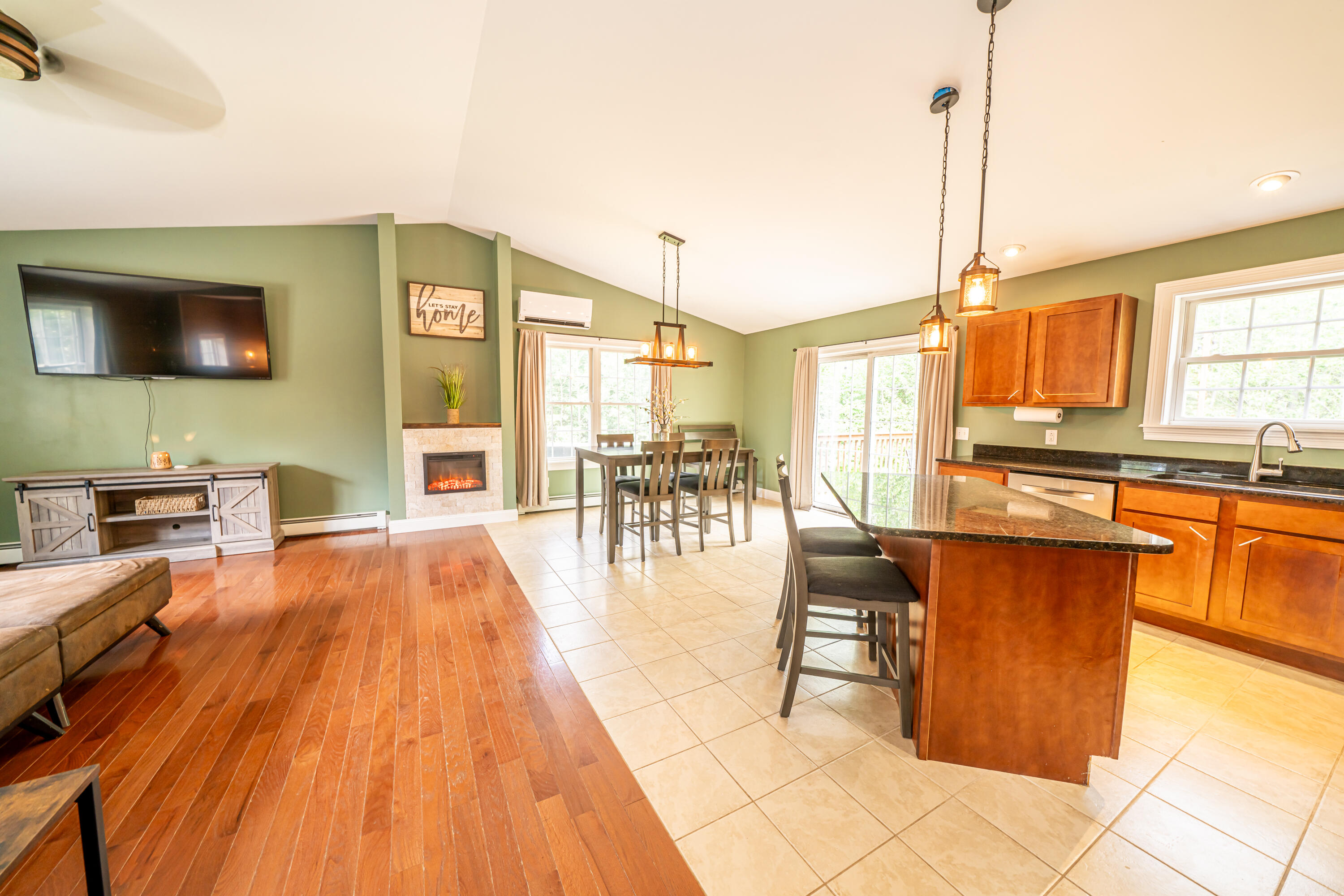 57 Wessnette Drive Hampden, ME 04444 - Photo 12 of 40 Hallway to kitchen island-dining area-ki