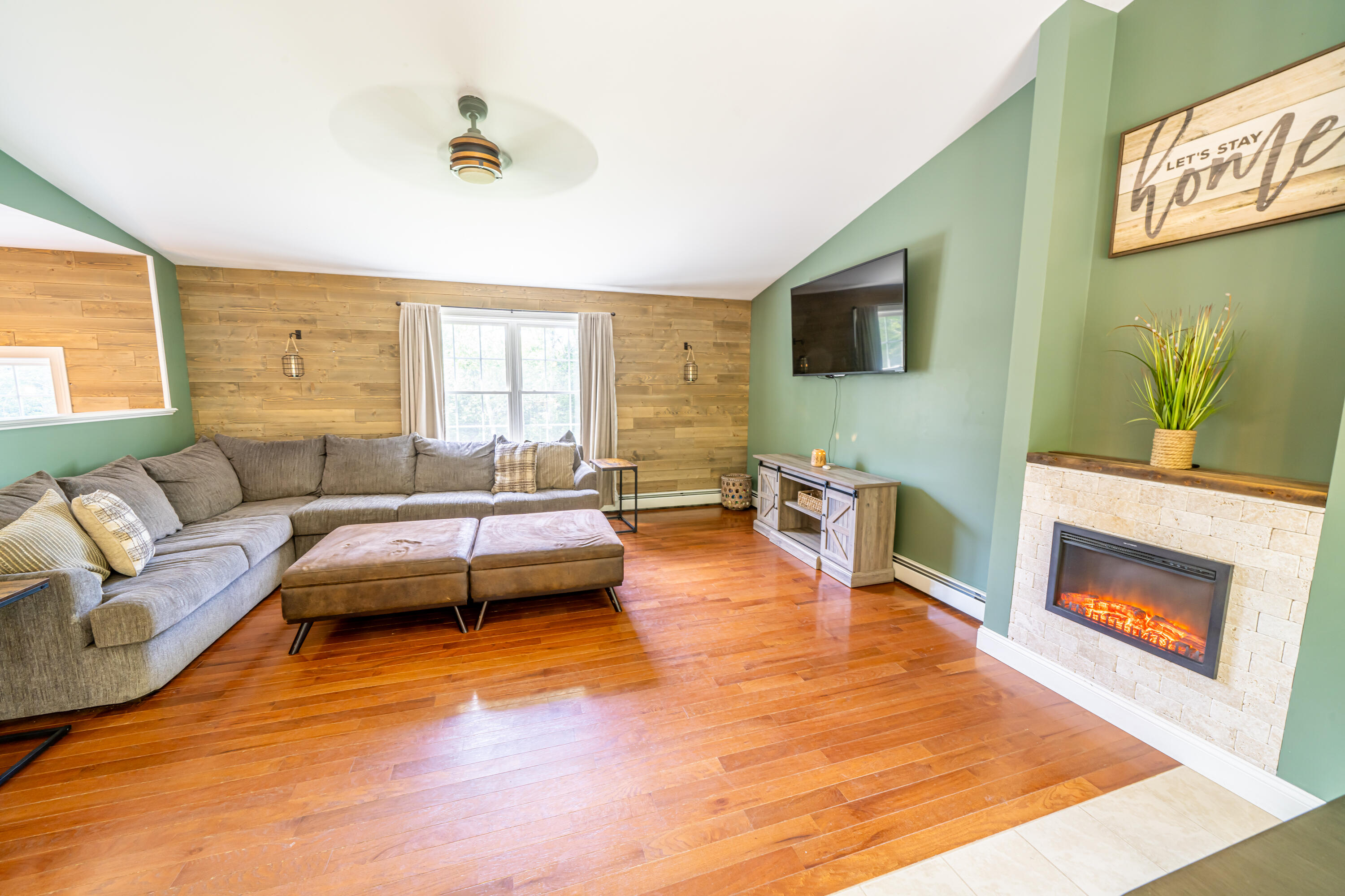 57 Wessnette Drive Hampden, ME 04444 - Photo 17 of 40 Dining area to living rm-fireplace - Cop