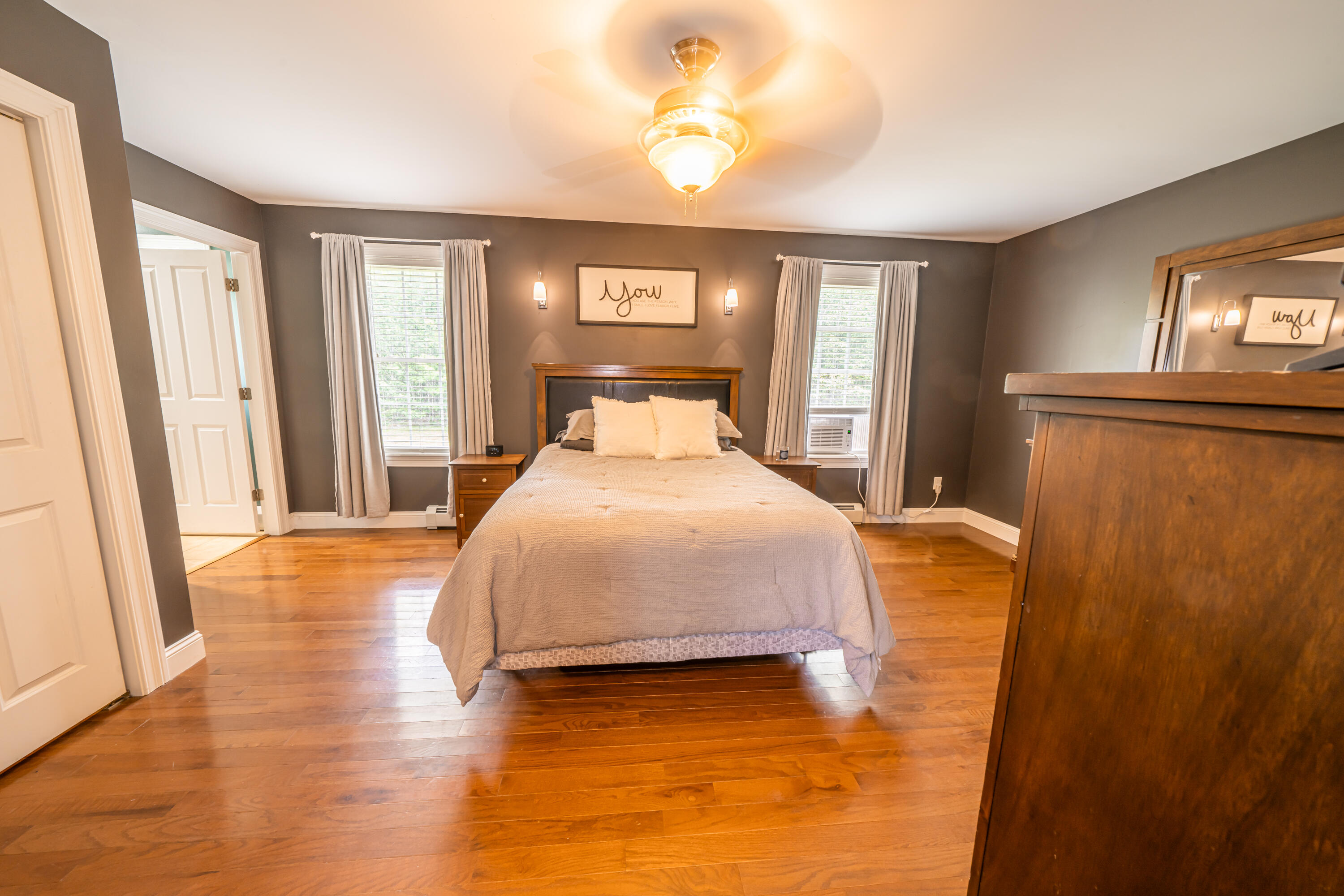 57 Wessnette Drive Hampden, ME 04444 - Photo 24 of 40 Primary BR from entry door to double win