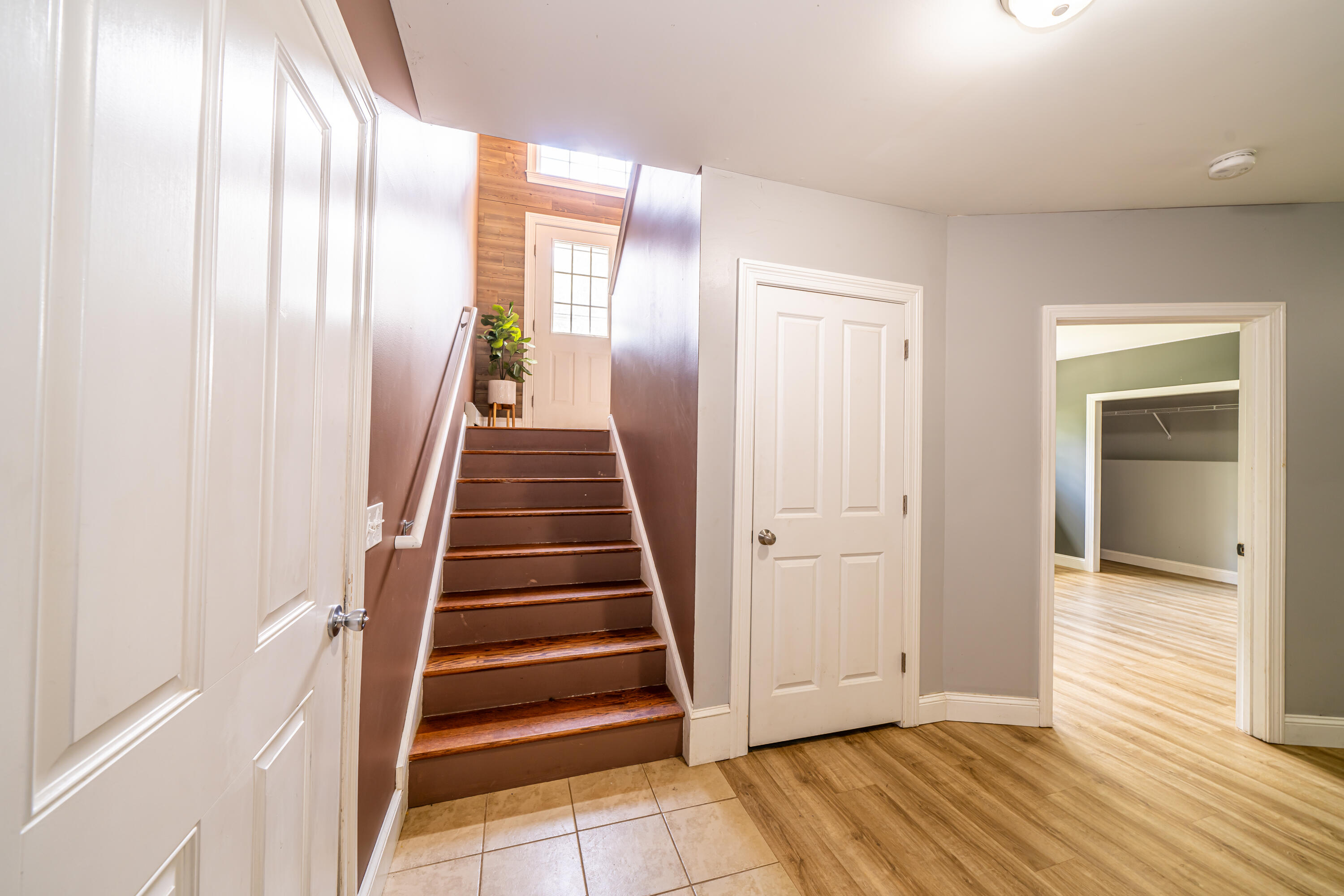 57 Wessnette Drive Hampden, ME 04444 - Photo 34 of 40 Entry fm garage to stairway-lower level