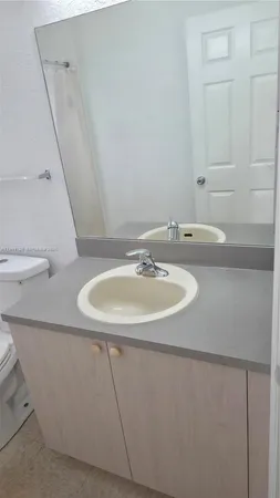 a bathroom with a sink and a toilet