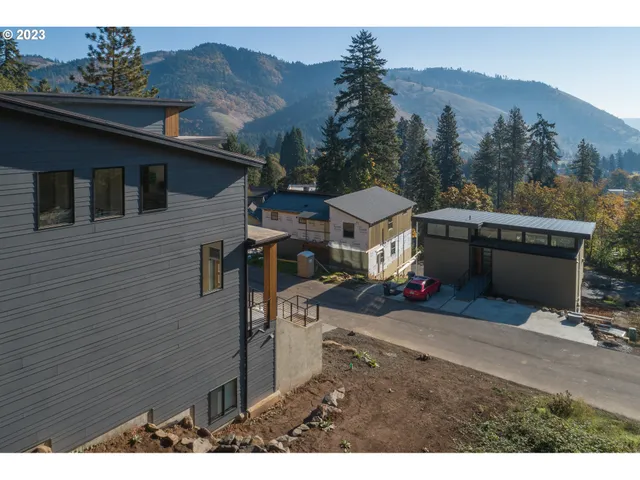 a view of a terrace with a yard