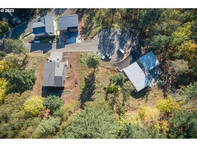 a bird view of house