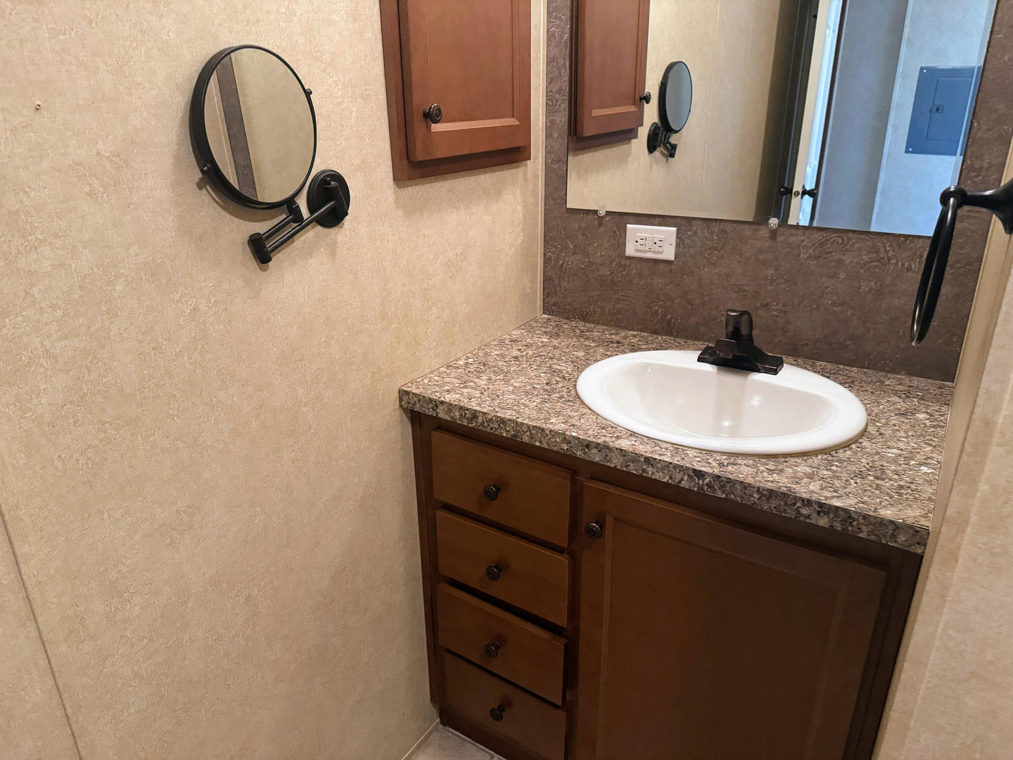 238 Dewey Street Urbana, IL 61802 - Photo 11 of 15 a bathroom with a sink and a mirror