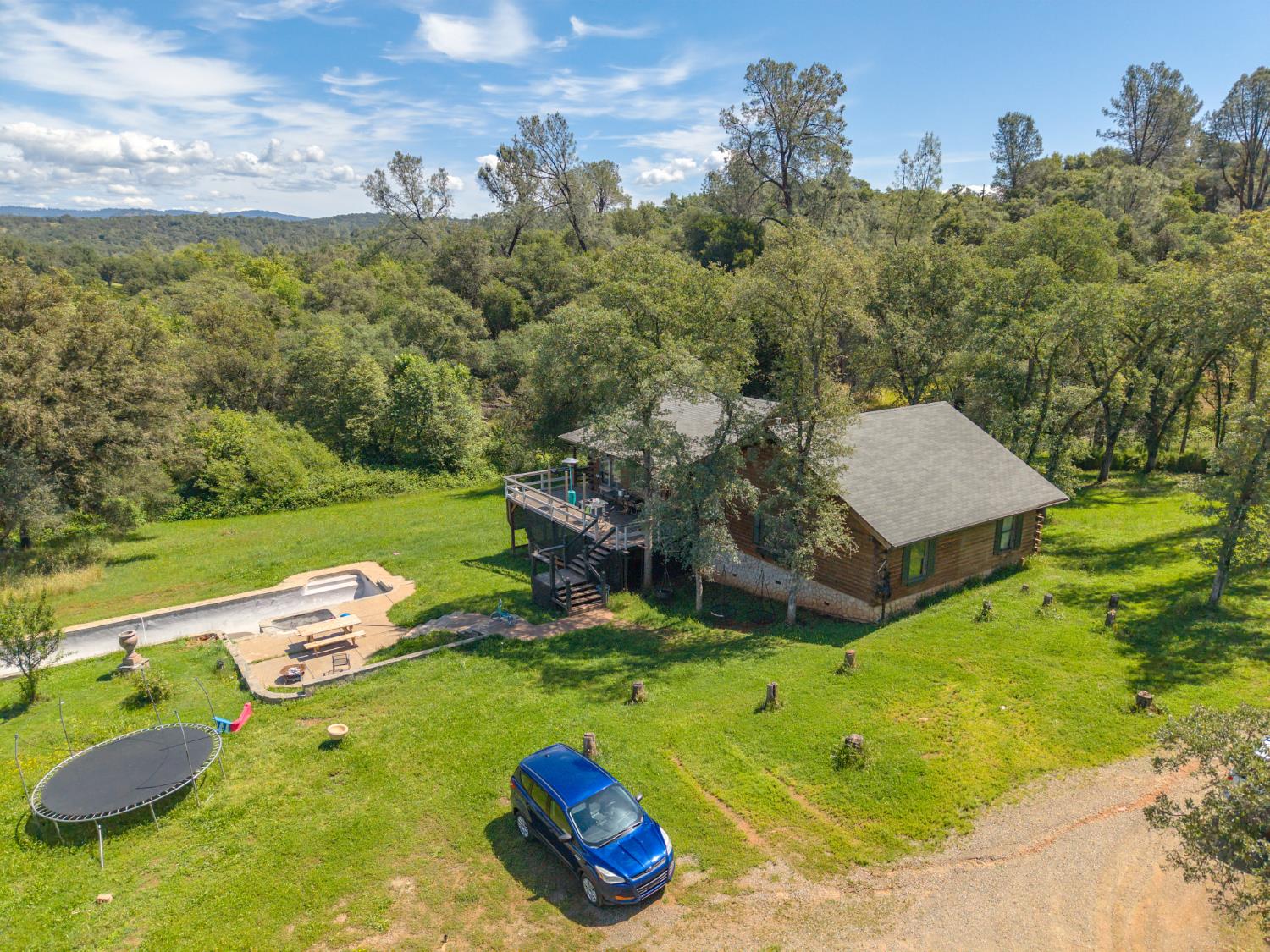 12661 Krosens Road Marysville, CA 95901 - Photo 32 of 79 an aerial view of a house with yard swimming pool and outdoor seating