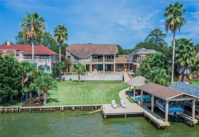 a aerial view of a house with a garden and plants