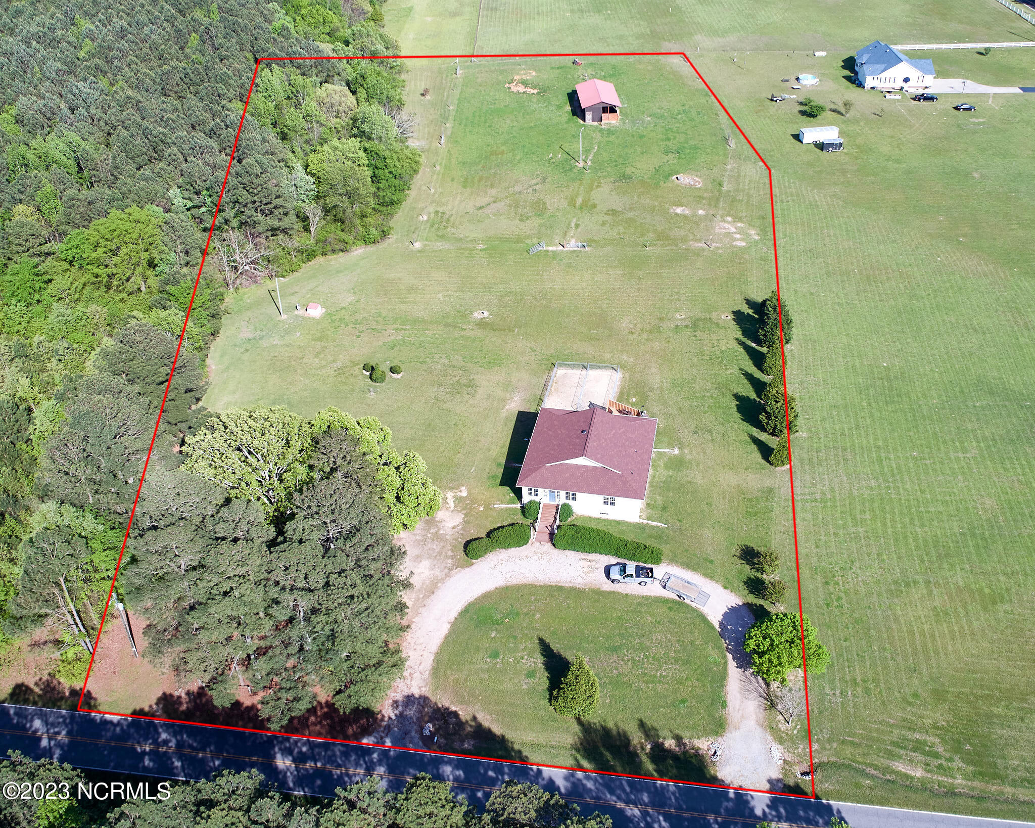 11737 Camp Charles Road Bailey, NC 27807 - Photo 48 of 51 Drone 1