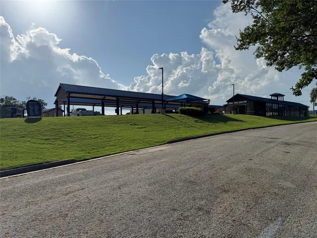 a view of a golf course