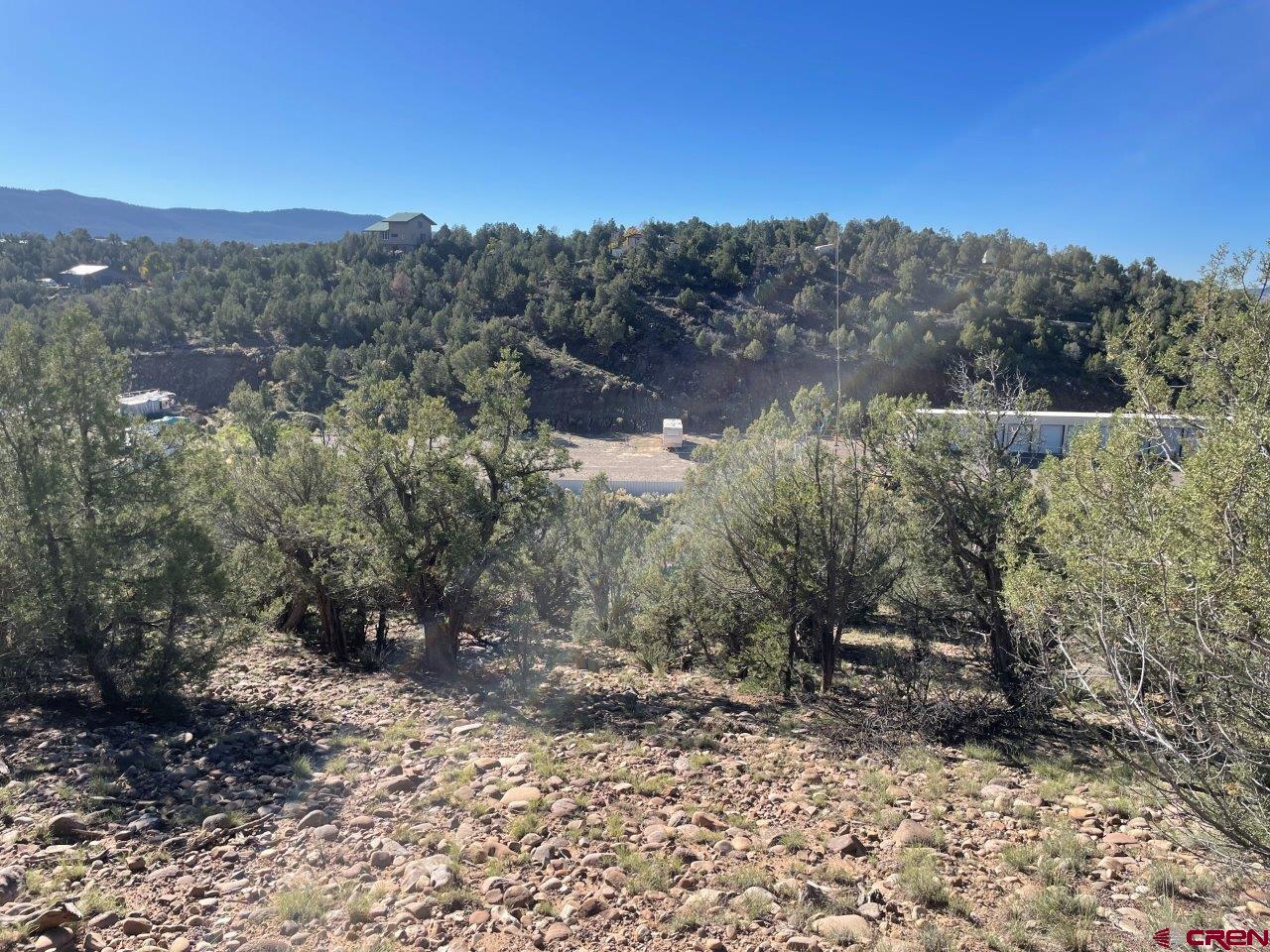 440 Run Around Road Arboles, CO 81121 - Photo 5 of 18 a view of a forest with a mountain in the background