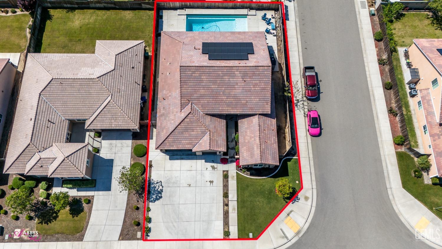 Undisclosed Address Bakersfield, CA 93314 - Photo 3 of 40 an aerial view of houses with outdoor space