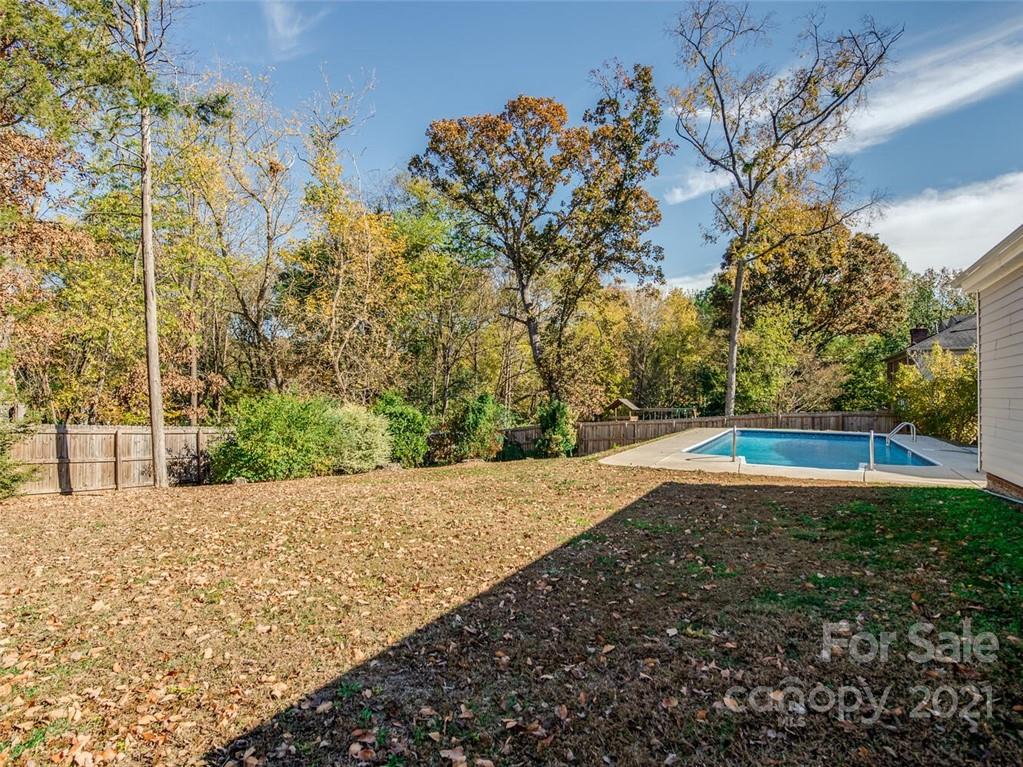 4312 Truscott Road Charlotte, NC 28226 - Photo 31 of 31 a view of yard with large trees