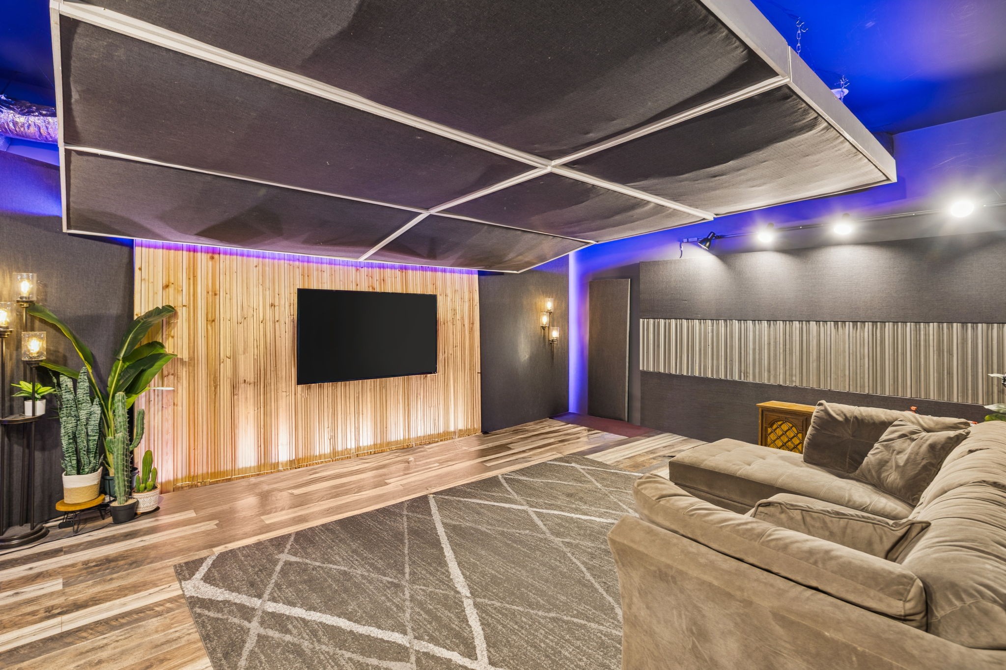 225 Burgandy Hill Road Nashville, TN 37211 - Photo 20 of 32 a bedroom with a bed and a flat screen tv