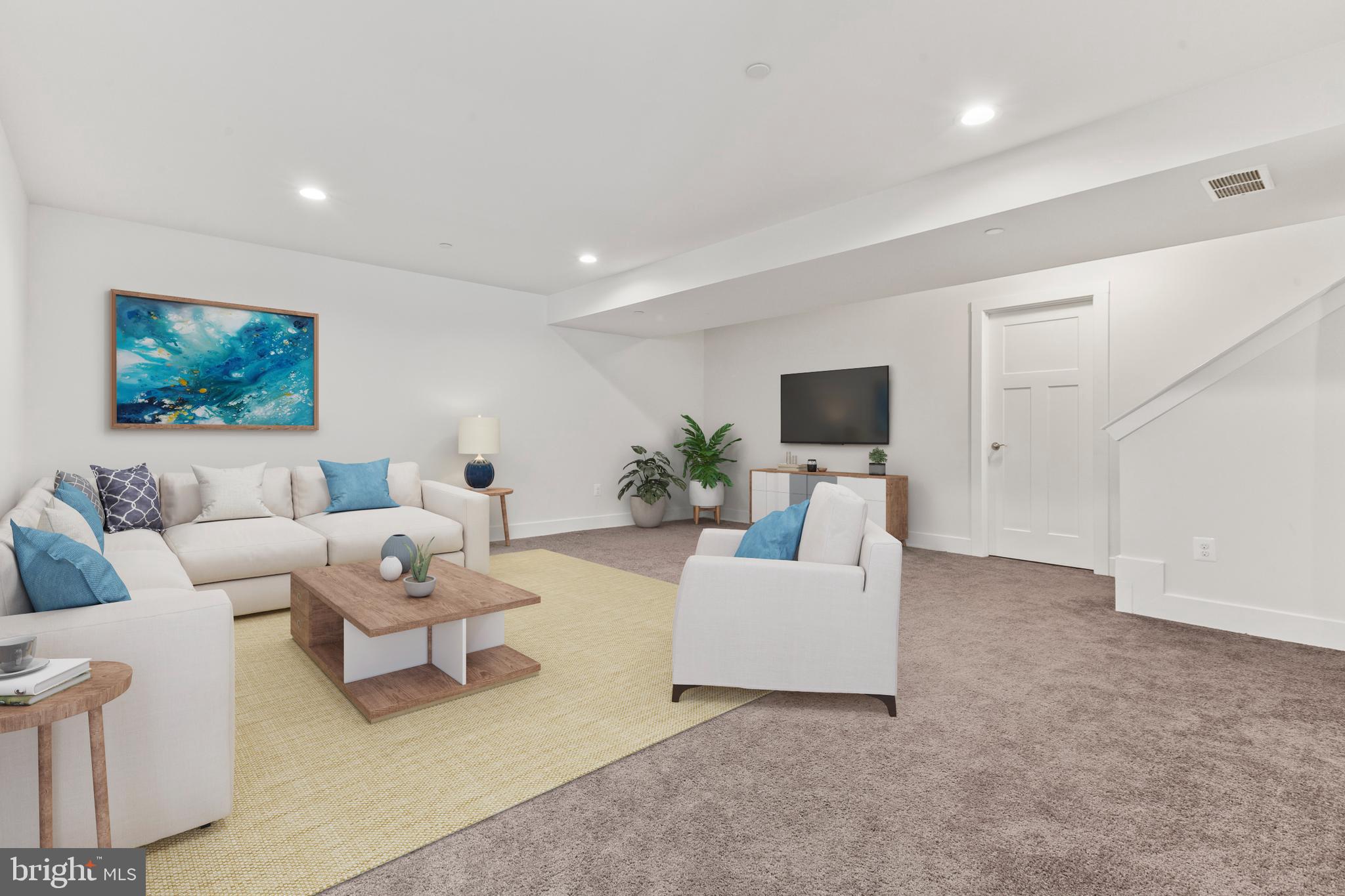 2517 Easy Street Fallston, MD 21047 - Photo 29 of 44 a living room with furniture and a flat screen tv