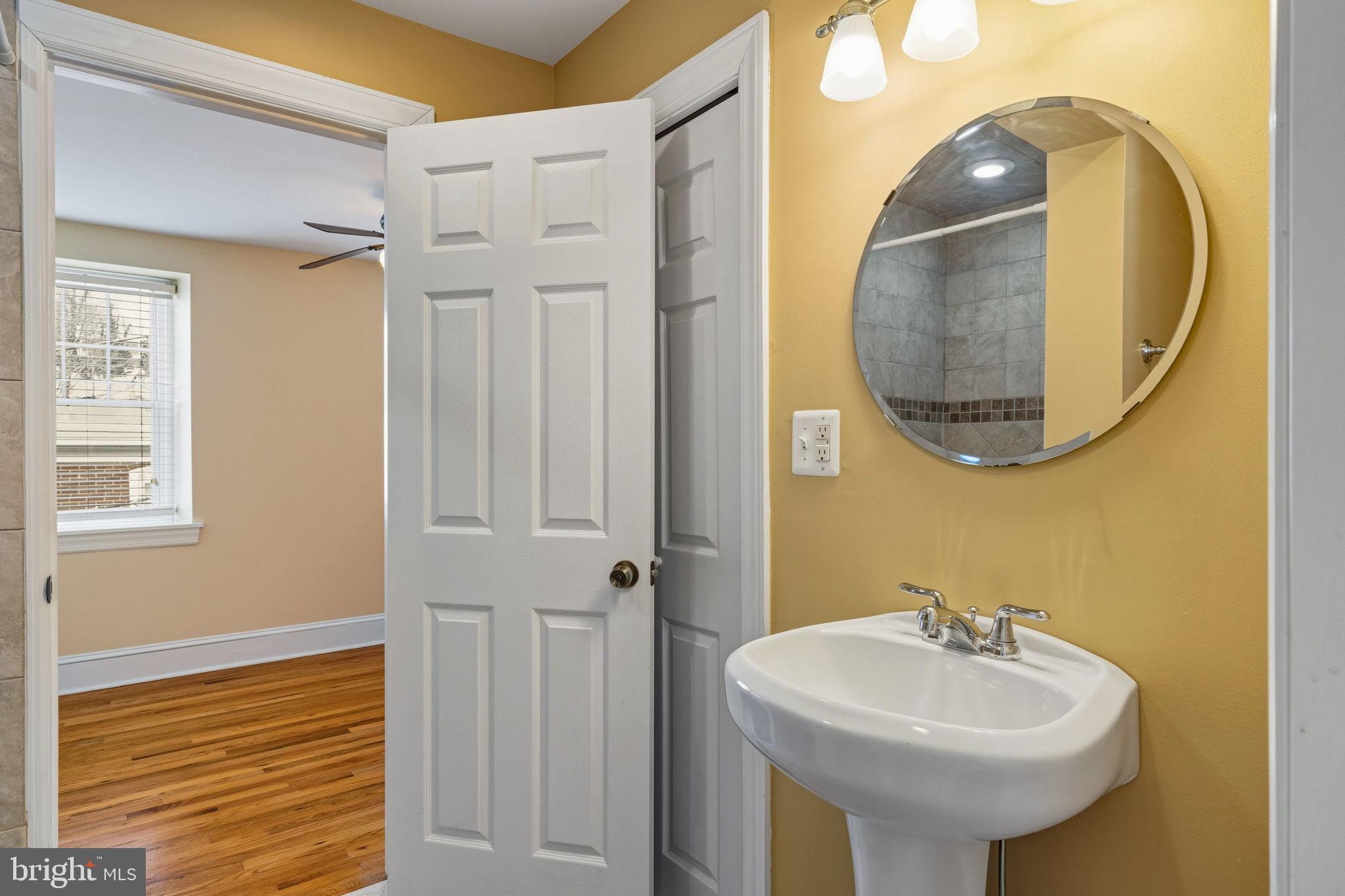 337 Carson Street Philadelphia, PA 19128 - Photo 24 of 36 a bathroom with a sink and a mirror