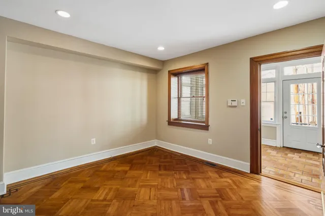 a view of empty room