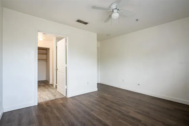 wooden floor in an empty room