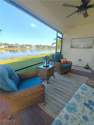a view of a terrace with wooden floor and outdoor space