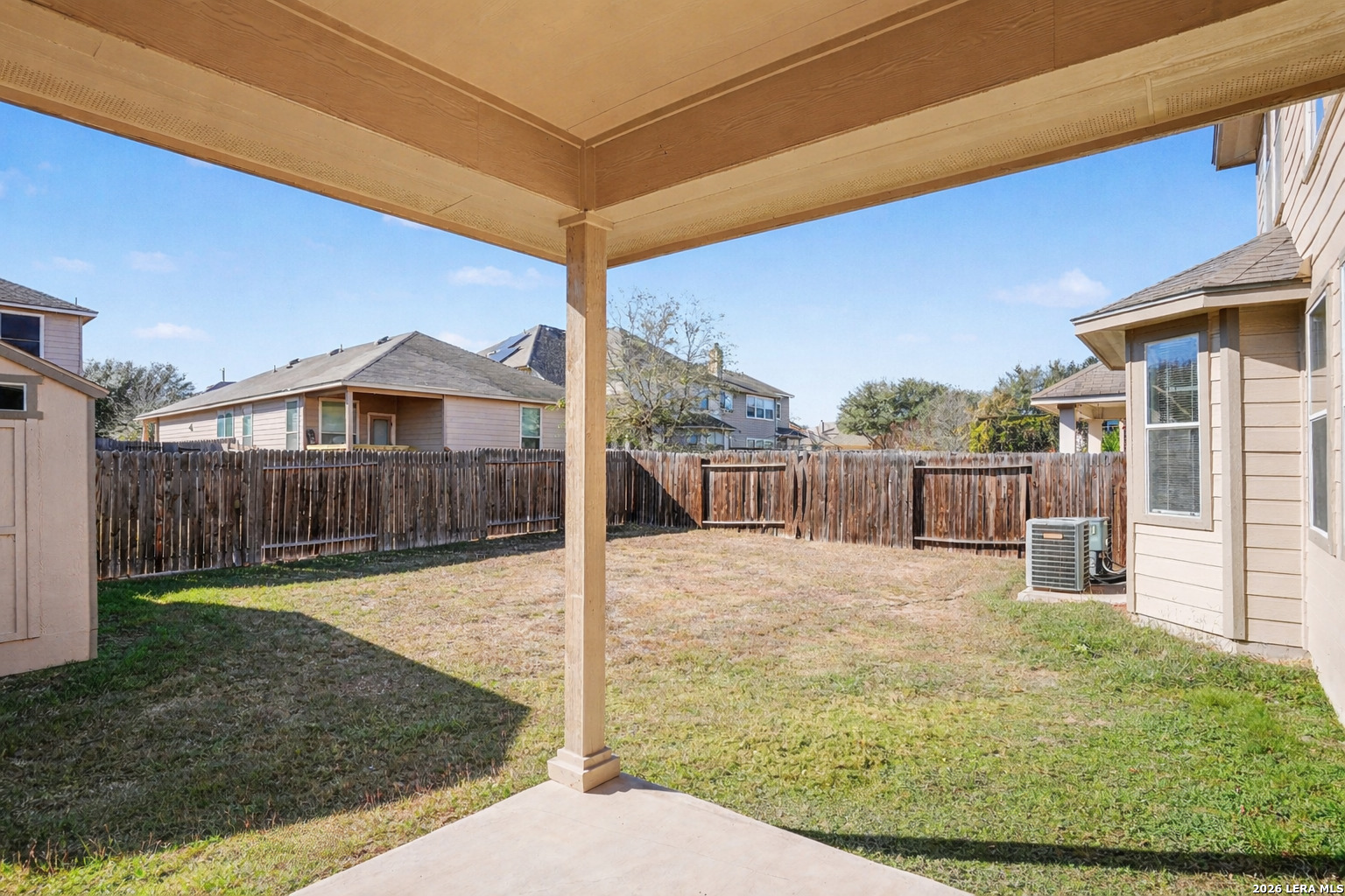 213 Wildcat Cibolo, TX 78108 - Photo 31 of 35 a view of backyard of house