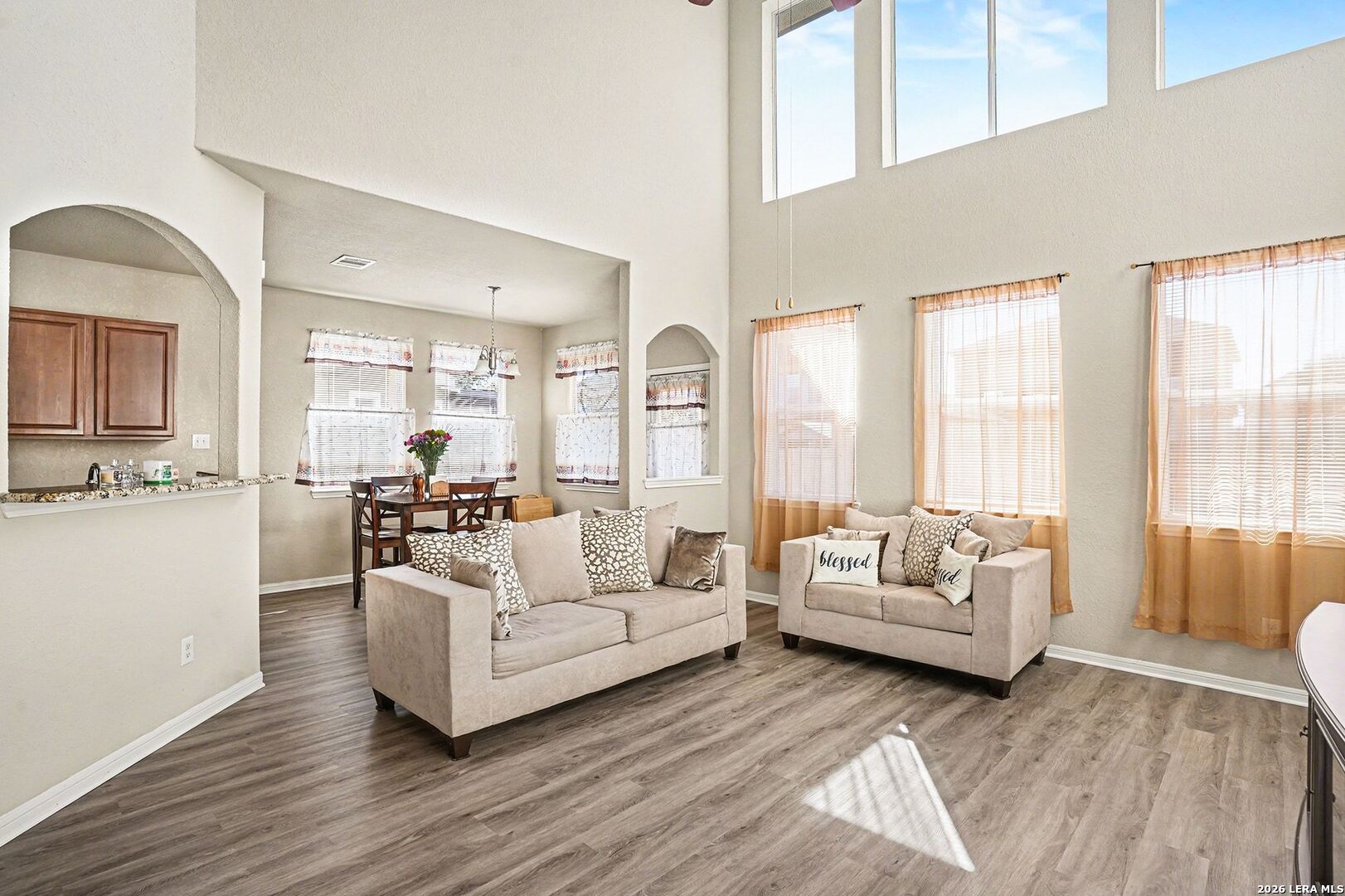 213 Wildcat Cibolo, TX 78108 - Photo 10 of 35 a living room with furniture and a large window