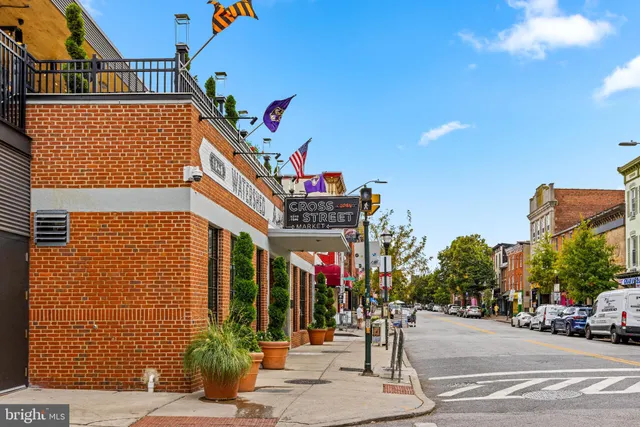 a front view of a building