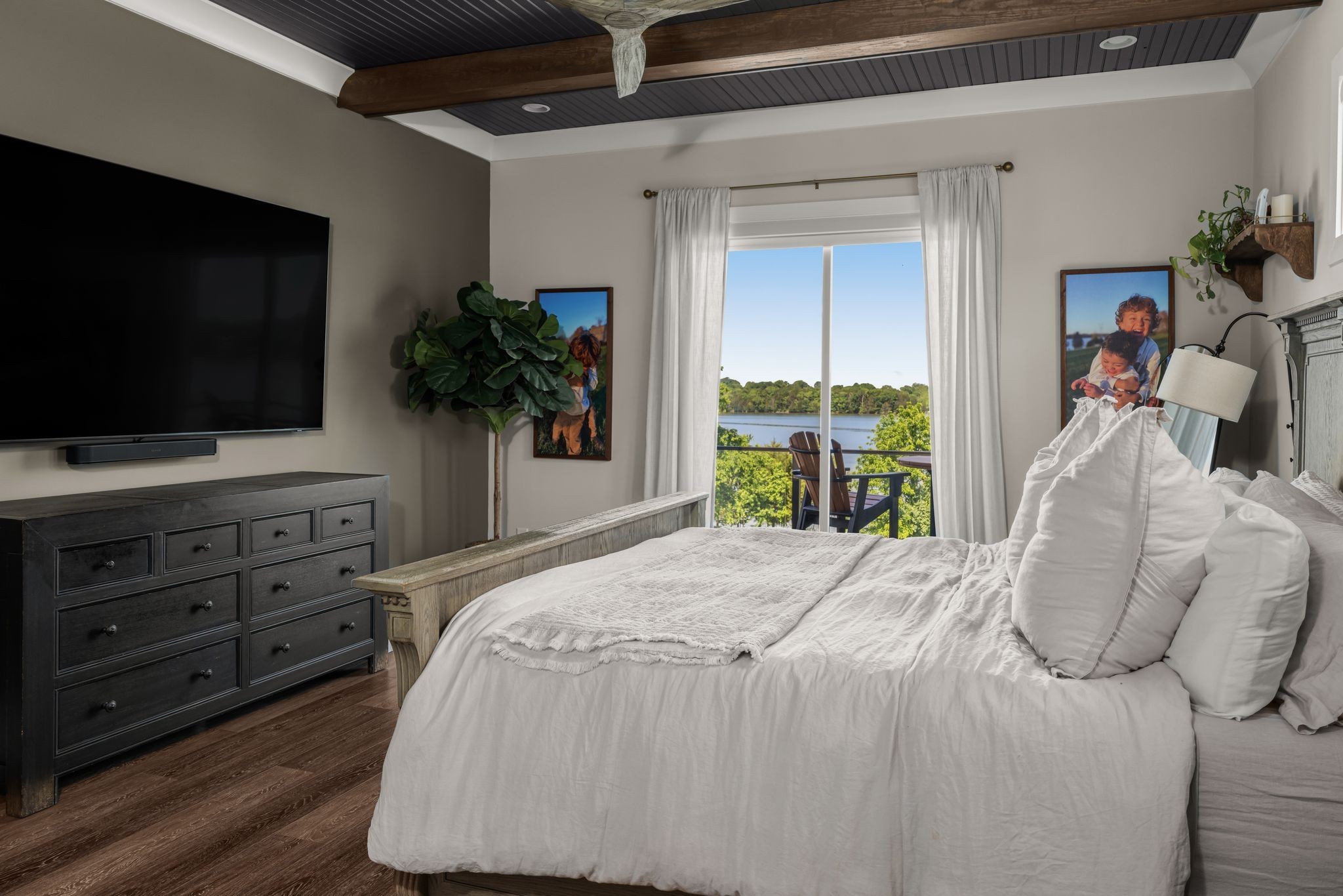 141 Kathryn Adele Lane Mount Juliet, TN 37122 - Photo 31 of 74 a bedroom with a bed and a flat screen tv