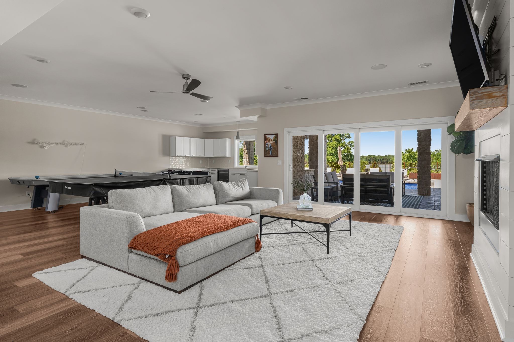 141 Kathryn Adele Lane Mount Juliet, TN 37122 - Photo 43 of 74 a living room with furniture and a fireplace