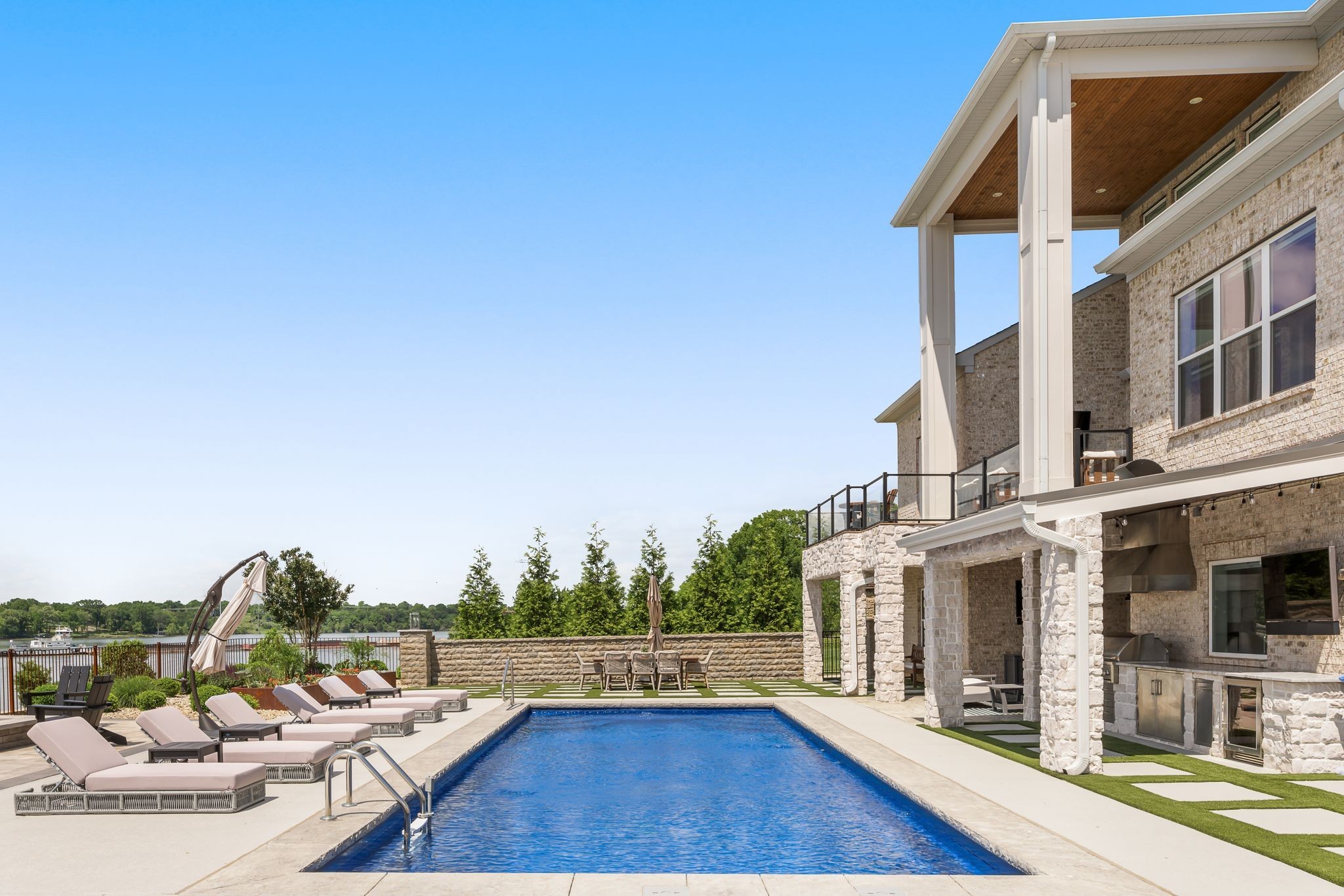 141 Kathryn Adele Lane Mount Juliet, TN 37122 - Photo 62 of 74 a view of a patio with couches and a potted plant on the table