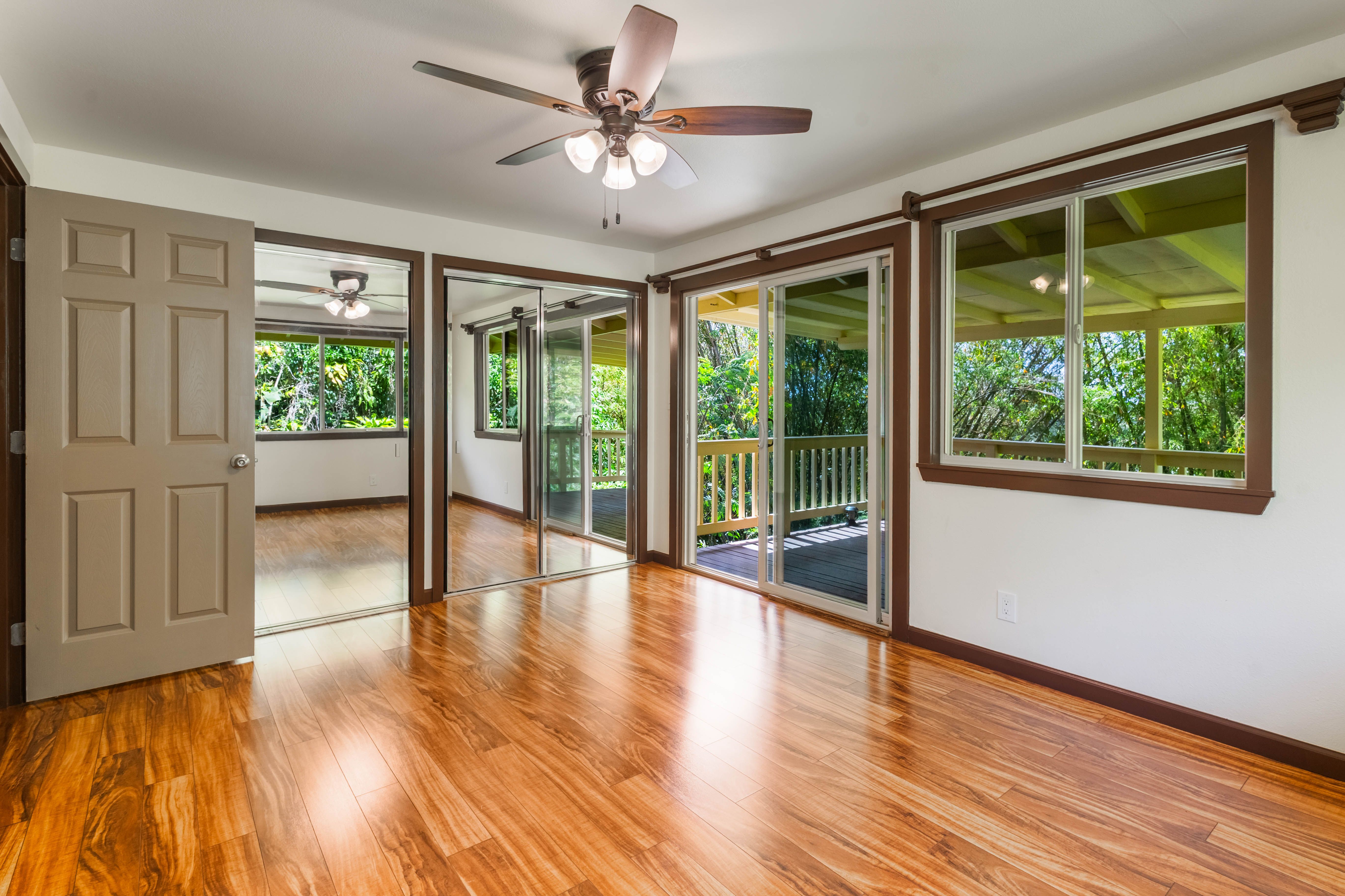 4085 B Noho Road Koloa, HI 96756 - Photo 17 of 30 a view of an entryway with wooden floor