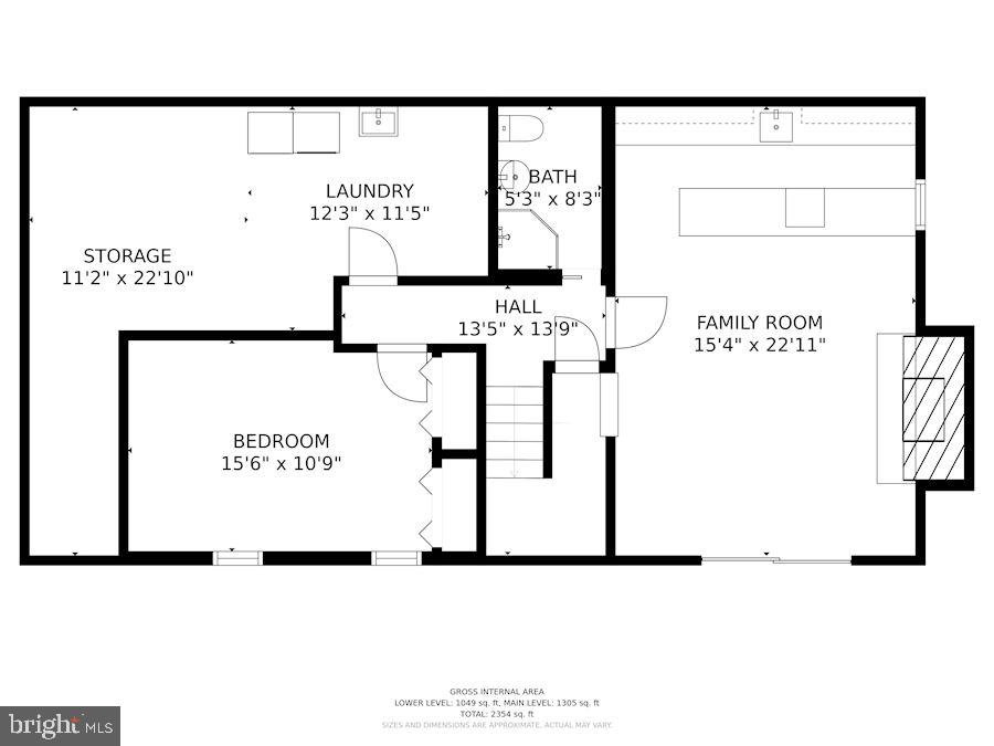 334 Edgewater Road Pasadena, MD 21122 - Photo 41 of 42 Lower Level