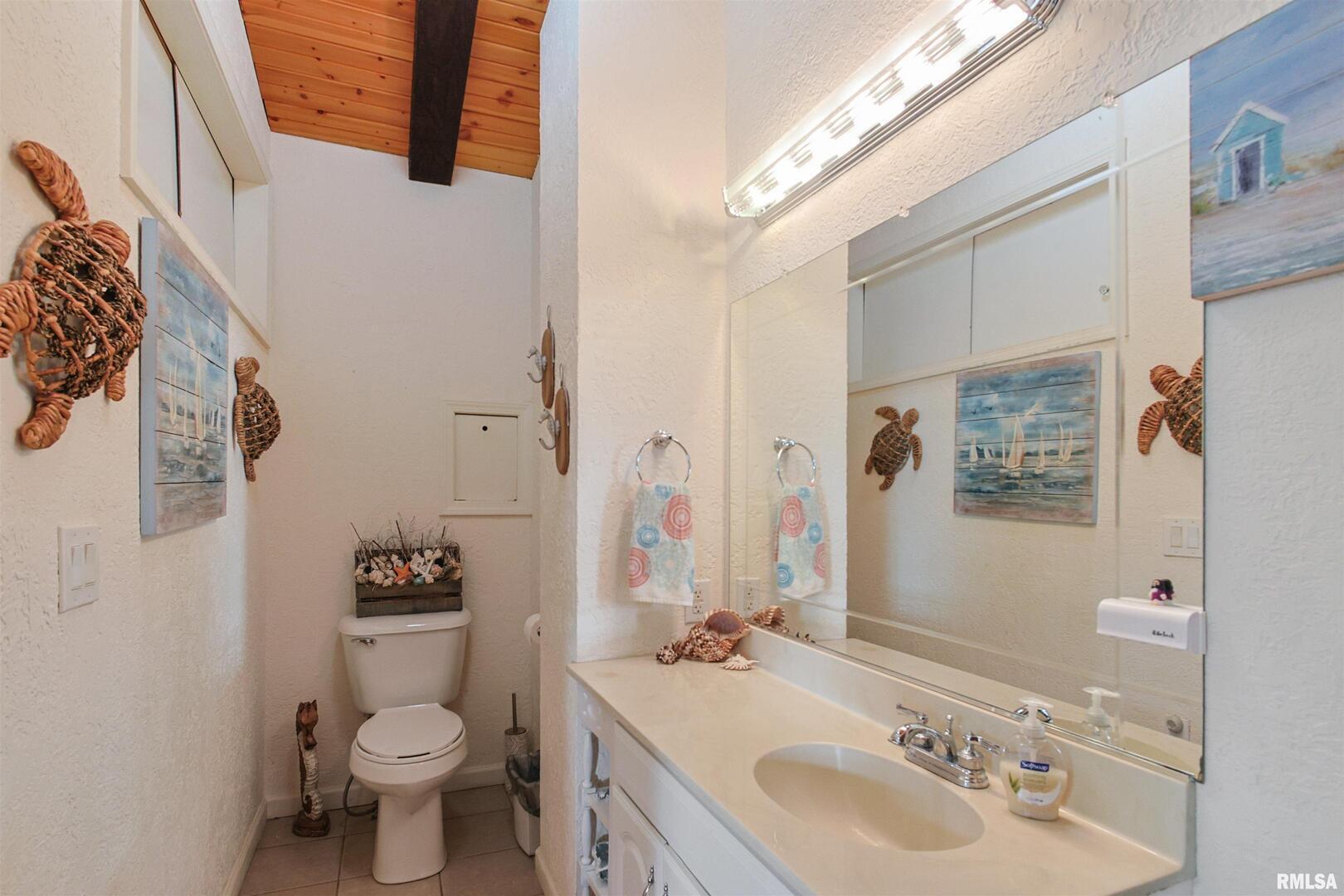 2115 North Lick Creek Road Goreville, IL 62939 - Photo 10 of 28 a bathroom with a sink toilet tub and shower