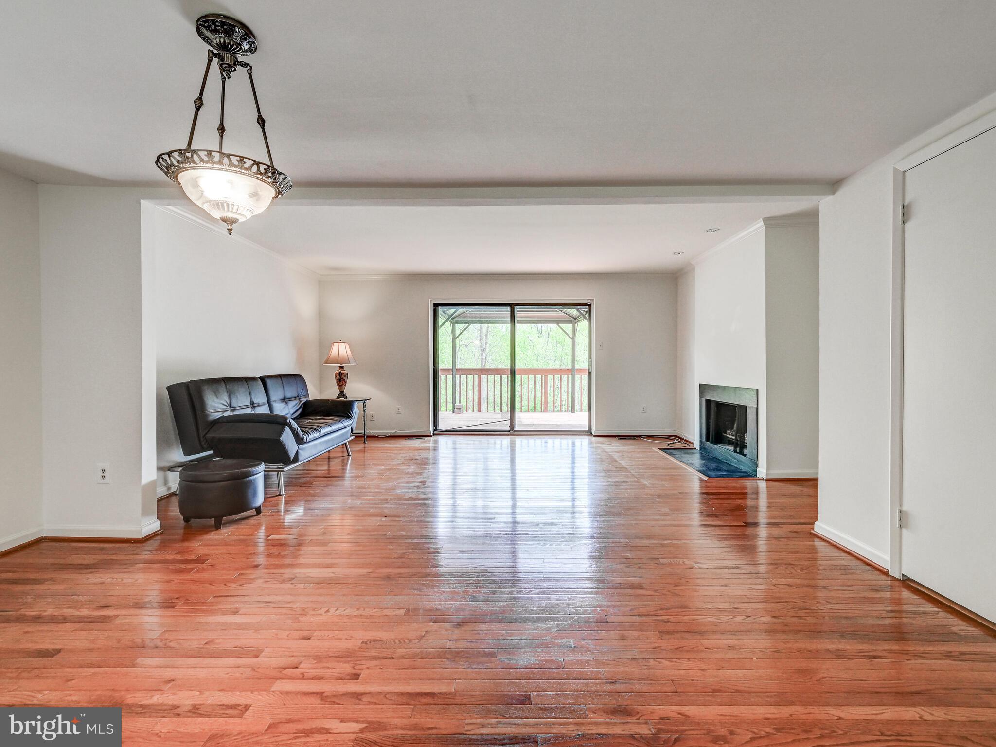 7230 Lasting Light Way Columbia, MD 21045 - Photo 9 of 27 RICH WOOD FLOOR & WOOD BURNING FIREPLACE