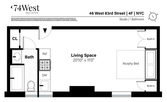 a view of an empty room with window and stairs