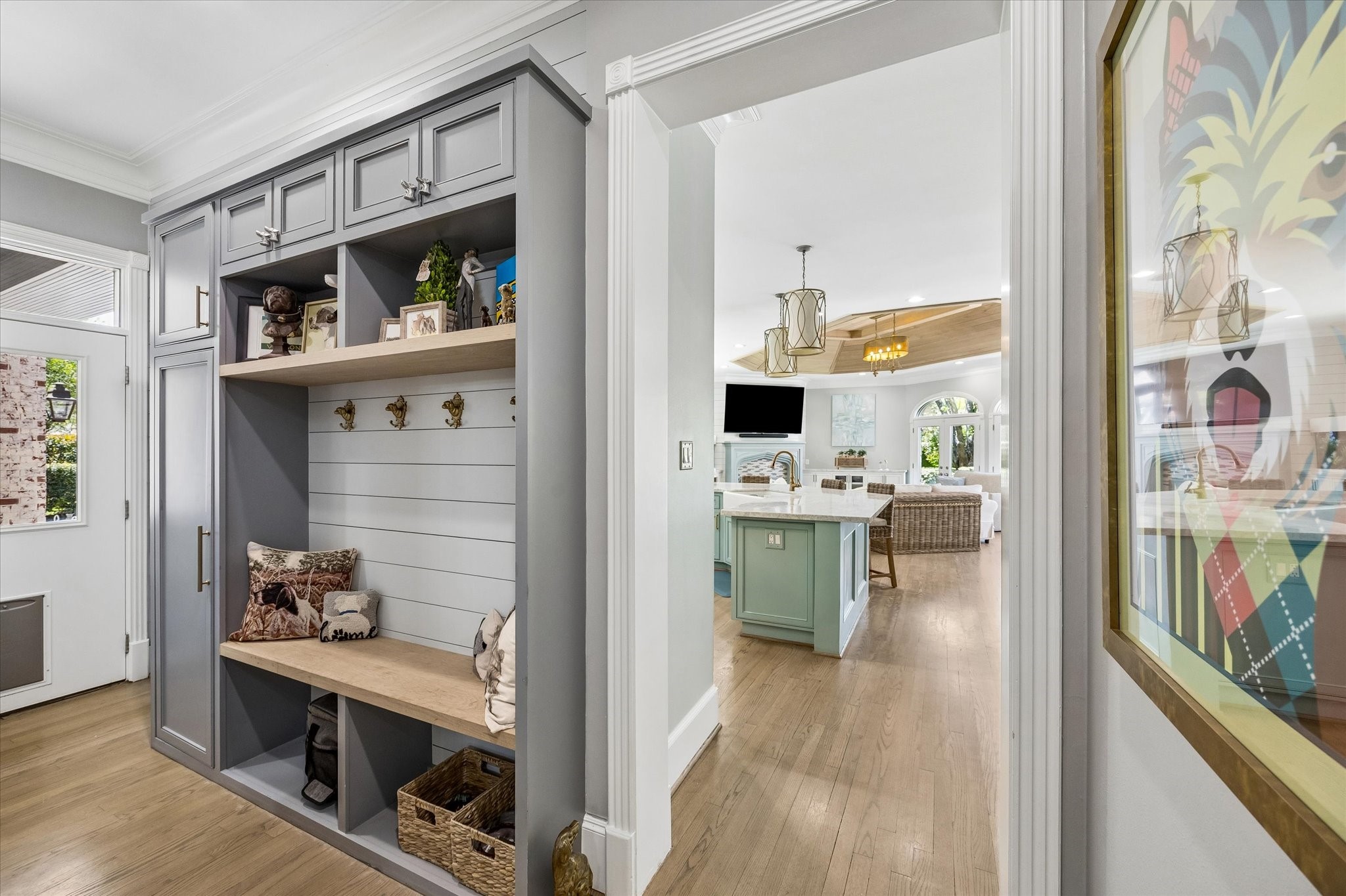 597 Piney Point Road Piney Point Village, TX 77024 - Photo 13 of 39 Mud room space off back entry.
