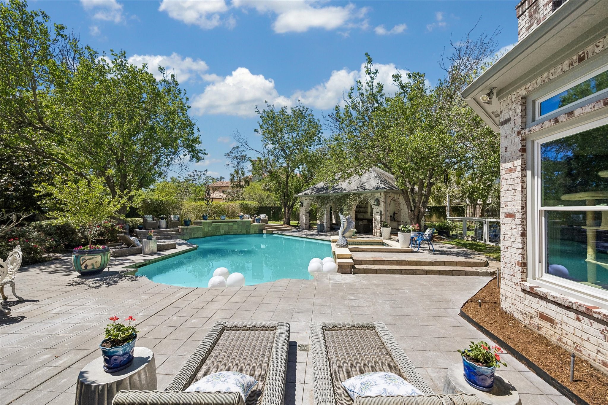 597 Piney Point Road Piney Point Village, TX 77024 - Photo 33 of 39 Pool area.
