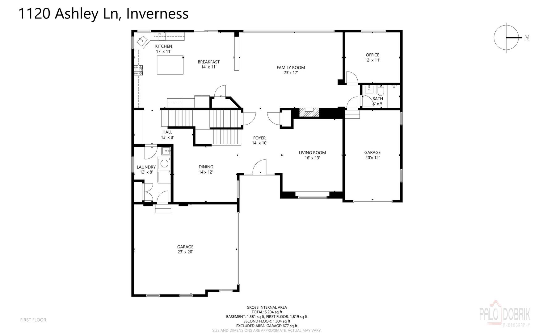 1120 Ashley Lane Inverness, IL 60010 - Photo 44 of 46 a picture of a floor plan