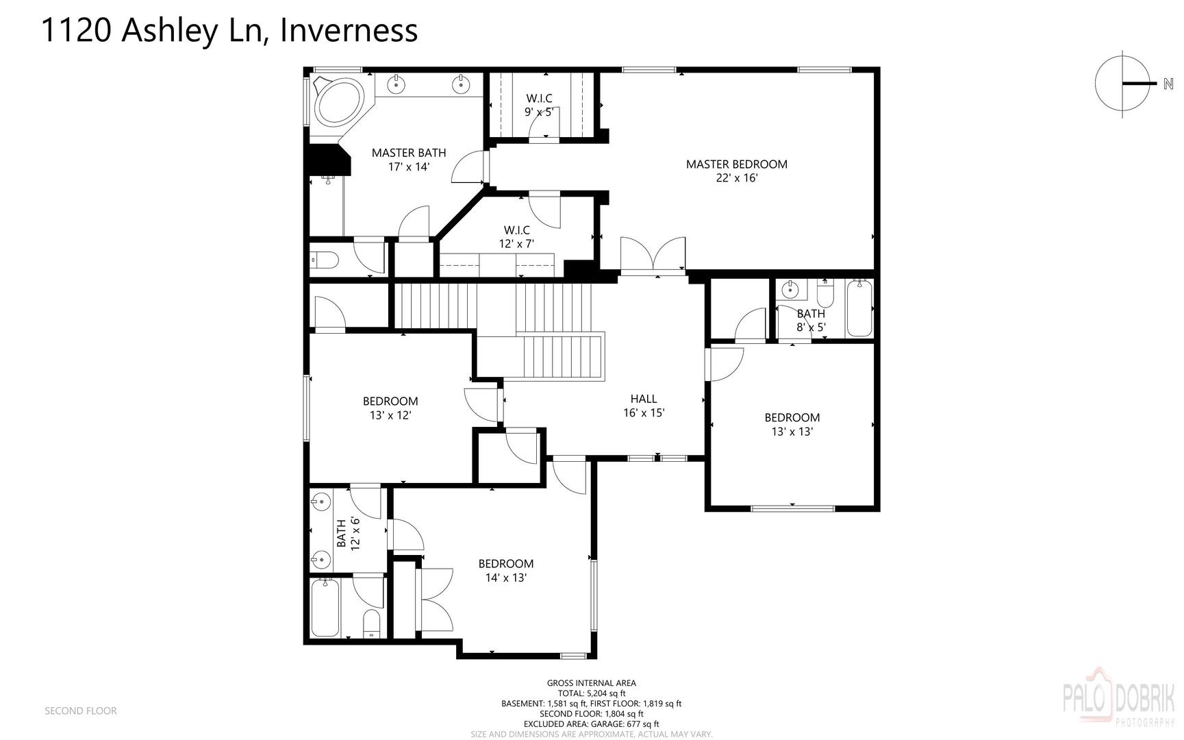 1120 Ashley Lane Inverness, IL 60010 - Photo 45 of 46 a picture of a floor plan