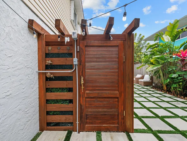 a view of a small space