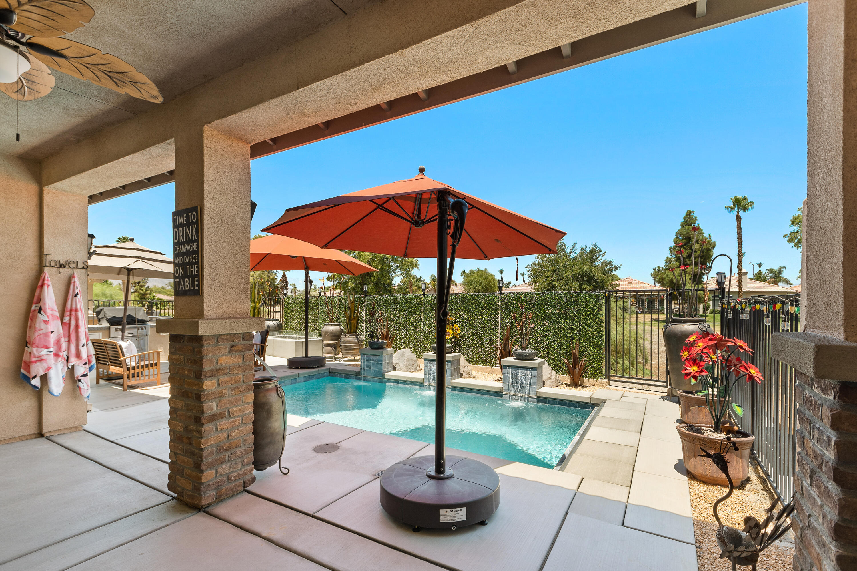82700 Burnette Drive Indio, CA 92201 - Photo 26 of 38 a garden view with a seating space
