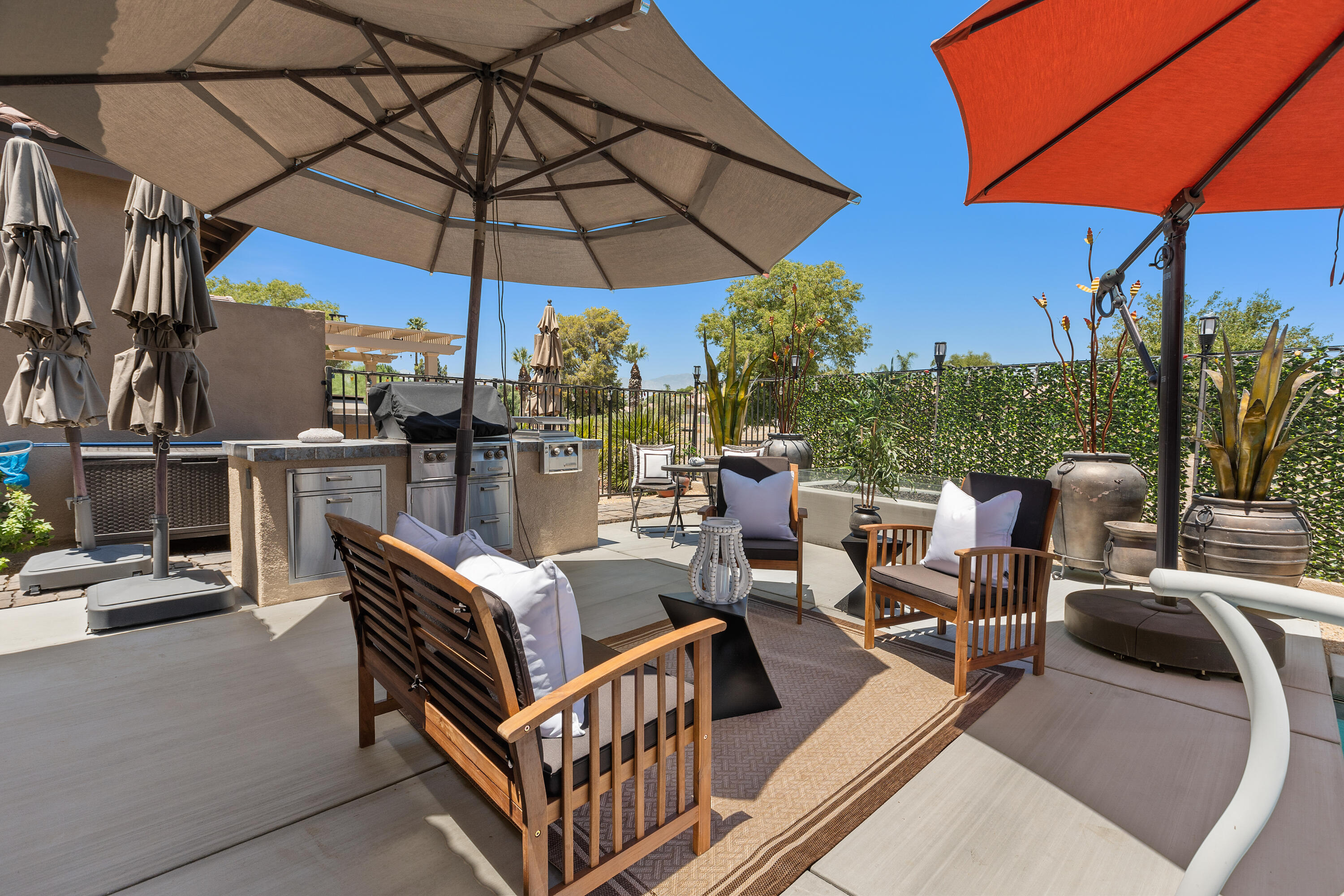 82700 Burnette Drive Indio, CA 92201 - Photo 28 of 38 a view of a terrace with sitting area