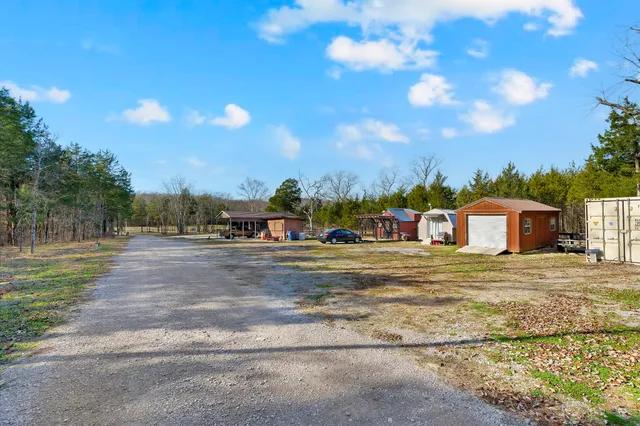 a view of a house with a patio