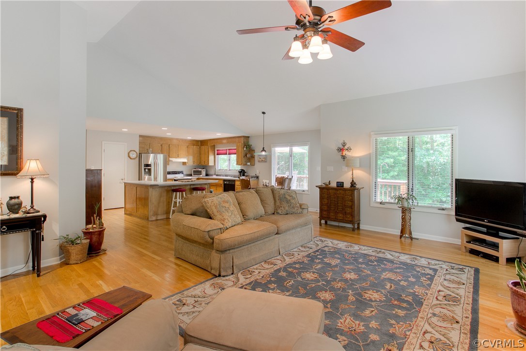18000 River Road Chesterfield, VA 23838 - Photo 7 of 27 The family room view looking into the kitchen area