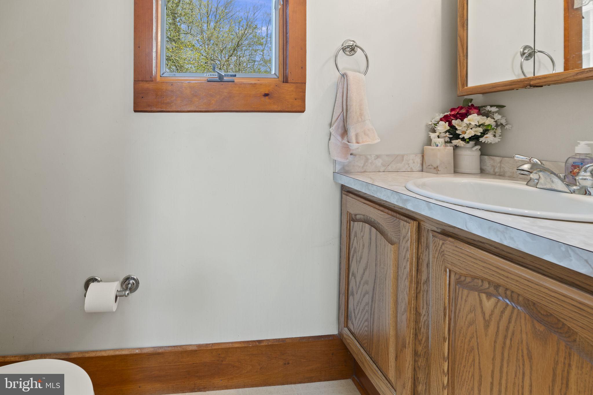 186 South Rte 73 Hammonton, NJ 08037 - Photo 17 of 38 a bathroom with a sink and a mirror