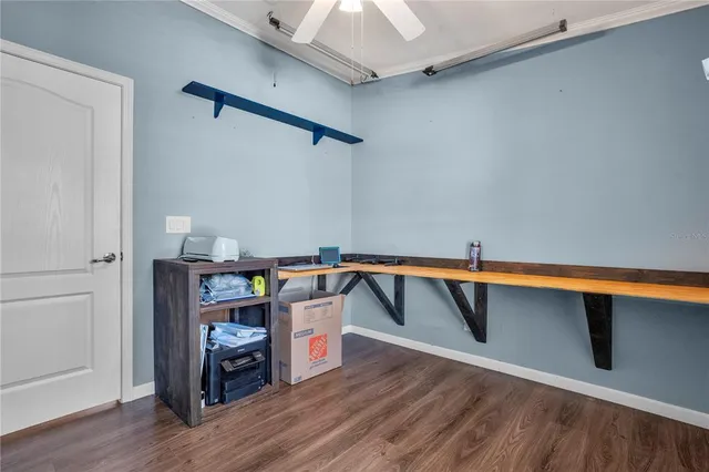 a view of storage and utility room