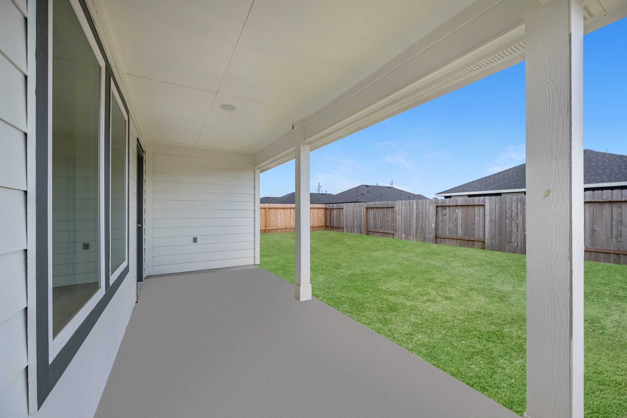 5650 Spoonbill Orange, TX 77632 - Photo 22 of 26 a view of a backyard